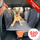 Backseat Extender for Dogs - Standard Black - No Door Covers