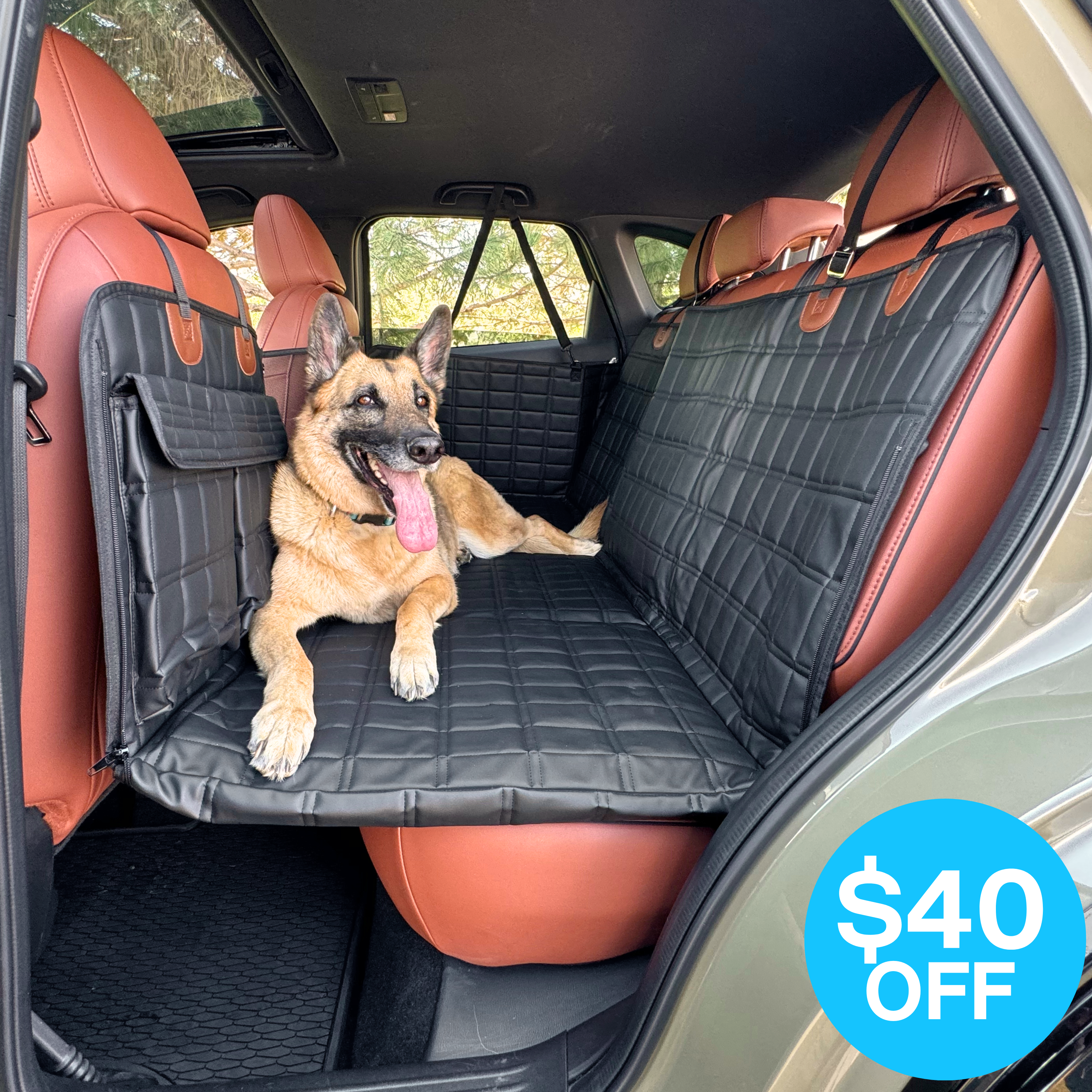 Car Dog Cover Back Seat Dog Back Seat Cove Fo Jeep Gladiato (JT