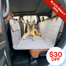 Backseat Extender for Dogs - Grey with Door Covers
