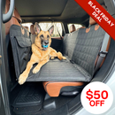 Backseat Extender for Dogs - Black with Door Covers