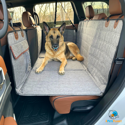 Backseat Extender for Dogs - Grey with Door Covers