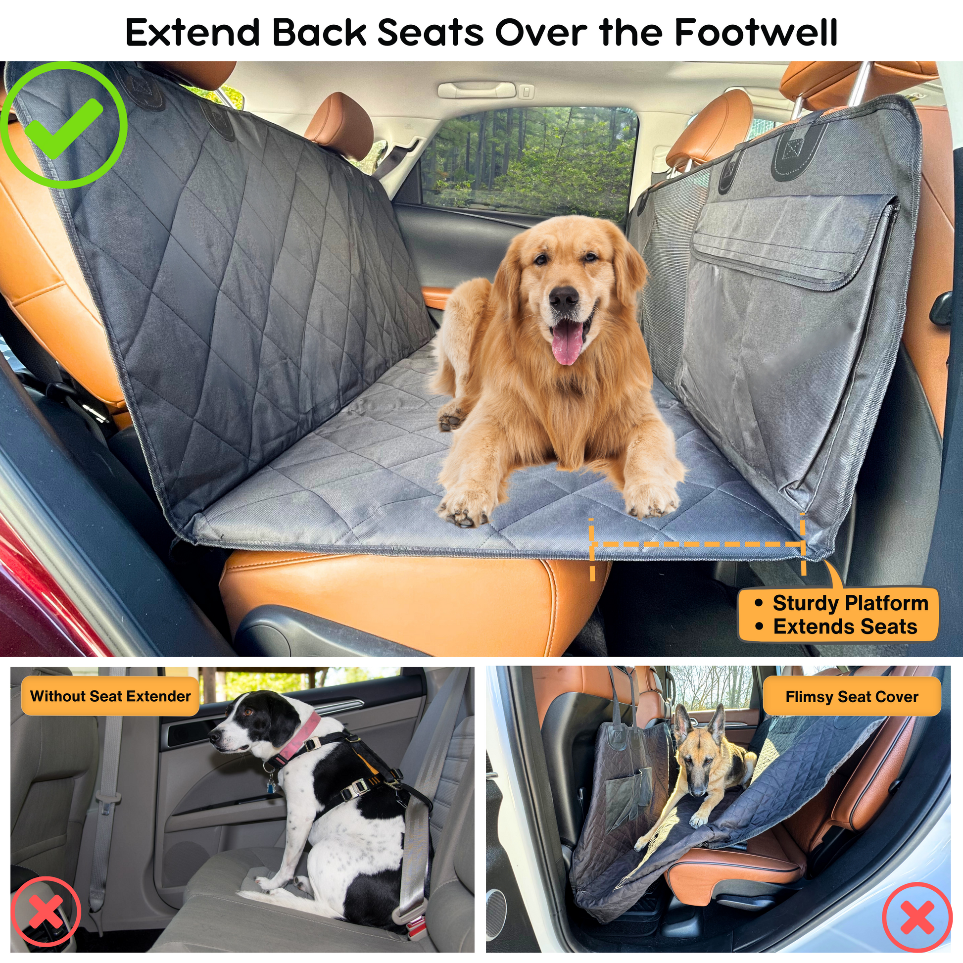 Car footwell deals protectors for dogs