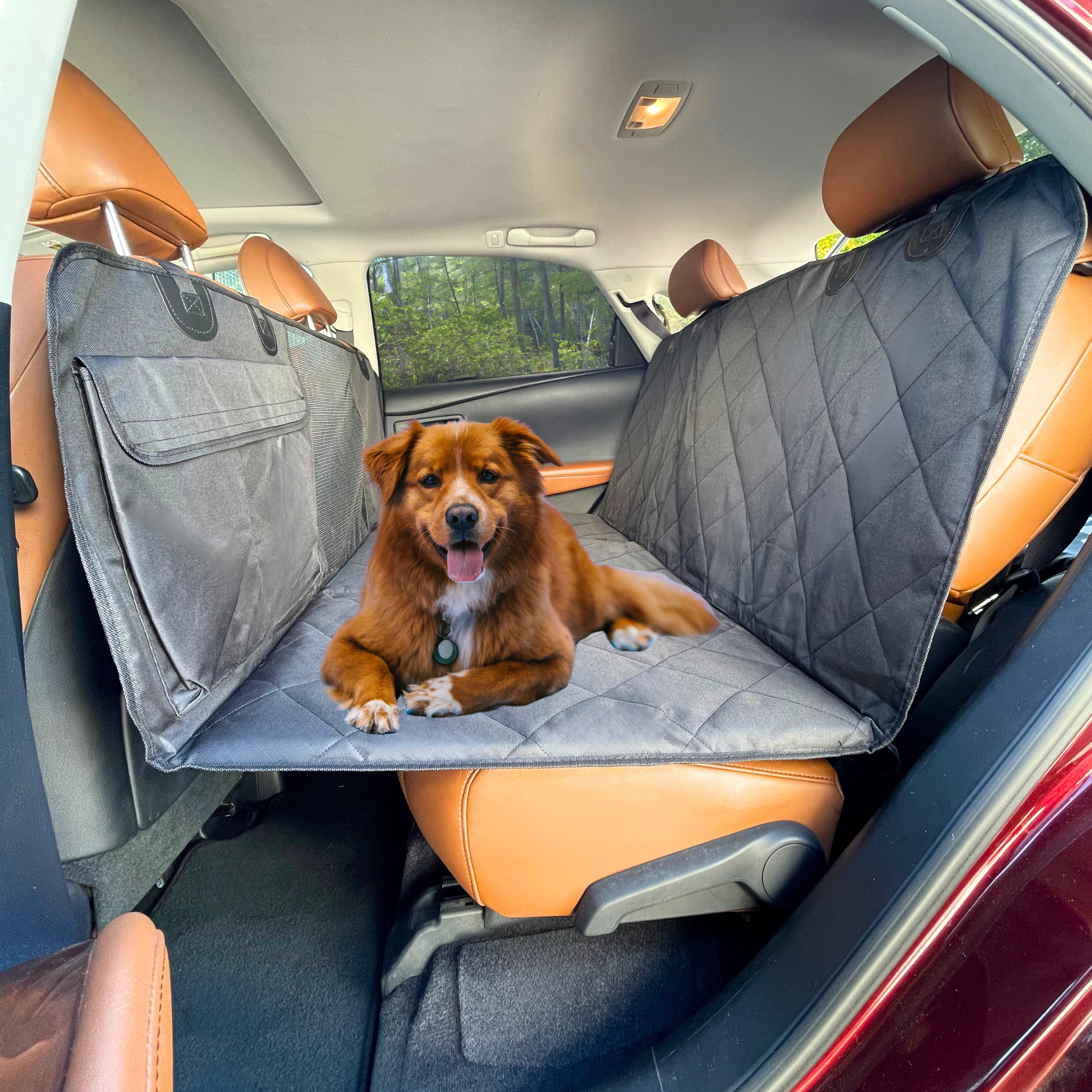 Back Seat Extender for Dogs - Backseat Bridge for Dogs, Dog